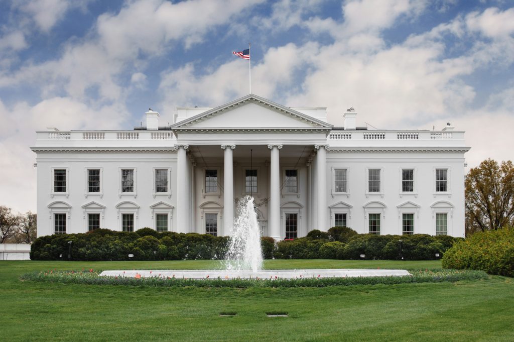 Imagen de la Casa Blanca y símbolo de liderazgo en USA