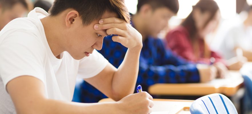 Examen para el ejército chino