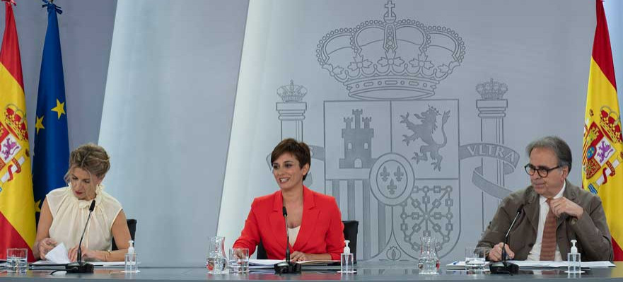 Rueda de prensa aprobación nueva Ley de Empleo