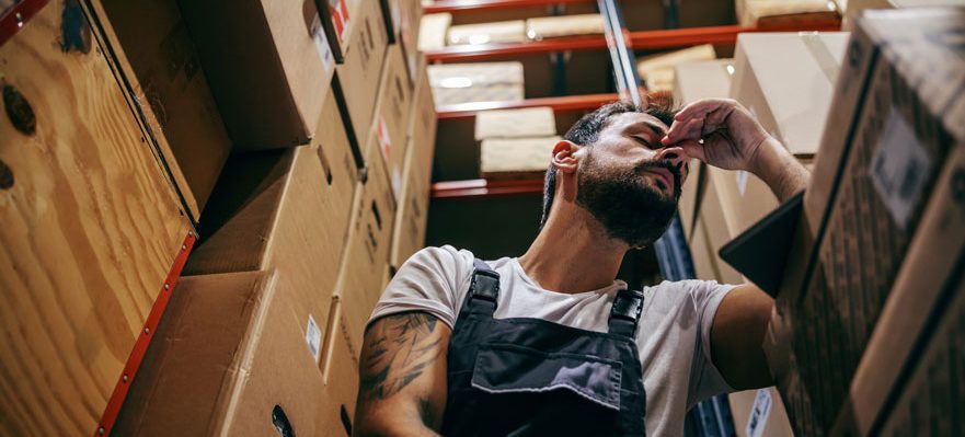 Trabajador con jornada laboral irregular