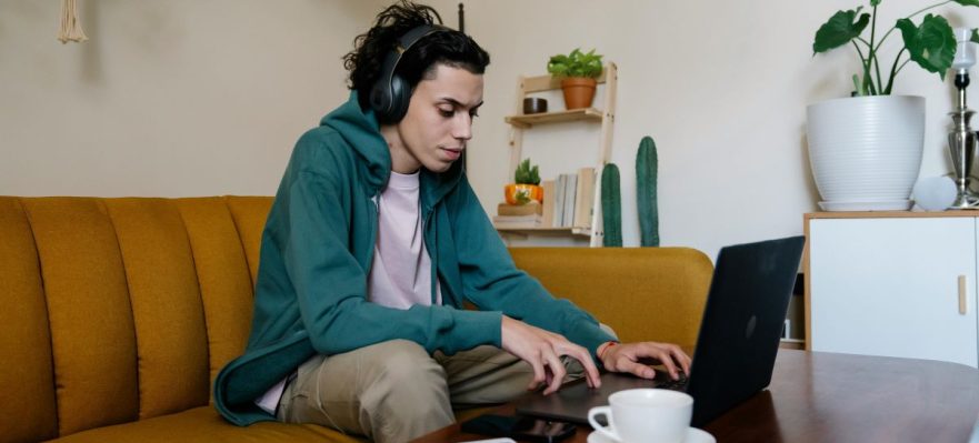 Profesional revisando cómo crear su página web personal