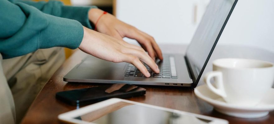 Profesional investigando cómo conseguir el trabajo ideal