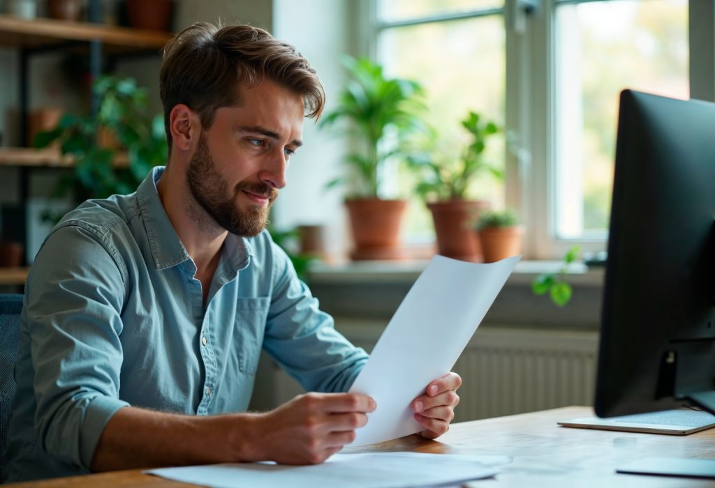 Candidato adaptando su CV