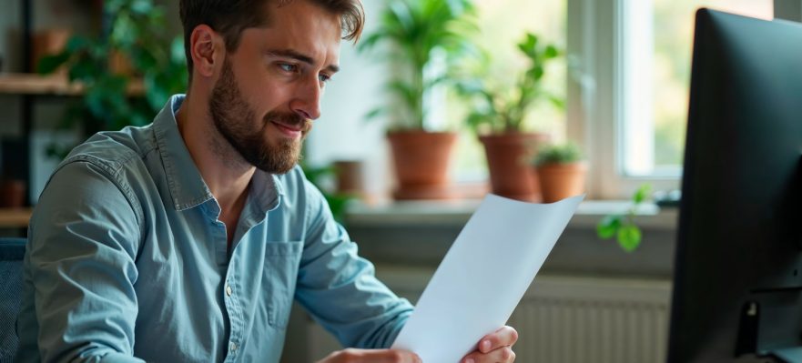 Candidato adaptando su CV